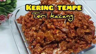 Resep Kering Tempe Teri Kacang yg super enaaak, bisa jadi stok lauk yg awet#keringtempe#menumasakan