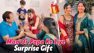 Khushi Ne Maa Or Papa Ko Diya Ahoi Par SURPRISE GIFT 🎁