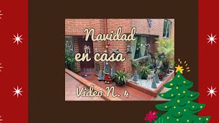 Navidad en casa video 4 / Decoraciones navideñas / El frente de la casa