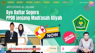 Step by Step Aplikasi PPDB Jenjang Madrasah Aliyah (MA) VBA Excel