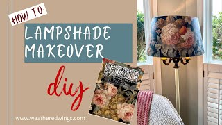 Lamp Shade Makeover DIY