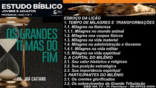 Lição 12, Central Gospel, O Milênio, 1Tr24, Pr Henrique, EBD NA TV, Os Grandes Temas Do Fim