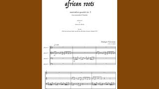 R.Pawassar - "african roots" (excerpts) marimba-quartet nr.3