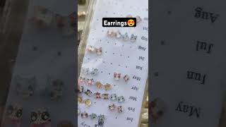 Earrings😍😍#trending #funny #viralvideo #earrings #dc #minivlog #masti #beautiful #sarojininagar