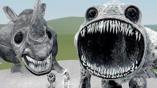 NEW ZOONOMALY FISH MONSTER & RHINO MONSTER VS ROBLOX INNYUME SMILEY'S STYLIZED In Garry's Mod