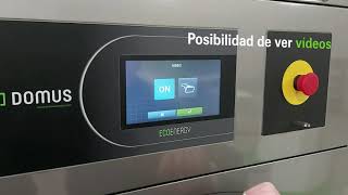 Secadora industrial para hoteles con nuevo microprocesador TOUCH II ES