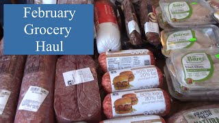 Discount Amish grocery haul- February