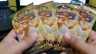 Darkness Ablaze Pack Opening with Amazing Pulls.