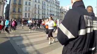 Paris Marathon April 7 - 2013 - Pompiers at the Marathon