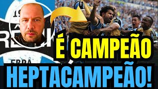 🔵⚫️⚪️ GRÊMIO HEPTACAMPEÃO GAUCHO! ACEITA QUE DÓI MENOS MORANGADA ! NOTÍCIAS DO GRÊMIO