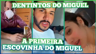 🌻EMILY GARCIA MOSTRA A PRIMEIRA ESCOVINHA🪥 DE DENTES DO MIGUEL 🥰EMILY GARCIA 🥰