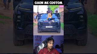 Gaon Me Custom Challenge 🤣🤣 #shorts Amit FF Comedy l Swasti Reacts