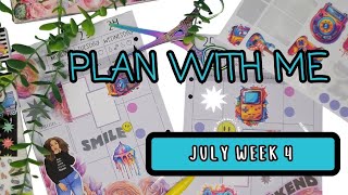 PLAN WITH ME | JULY WEEK 4 | FT. @loveandlightcharmz