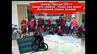 Gowes terjauh selama bersepeda, jakarta - cirebon