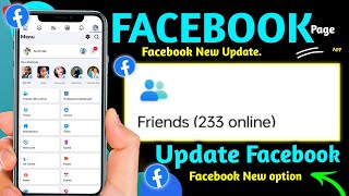 Facebook New update // New update friend /  New option facebook update