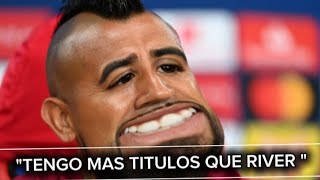 DEBATE : VIDAL  TRATA DE EQUIPO CHICO A RIVER PLATE