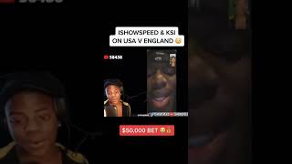 Speed bet $50 000 with KSI that USA will win⚠️😵⚽️against England