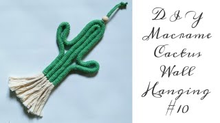 [Engsub] DIY Macrame Cactus Wall Hanging #10