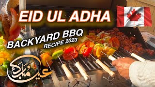 EID UL ADHA in Canada 🐐 Backyard ki BBQ Recipe! 🐔