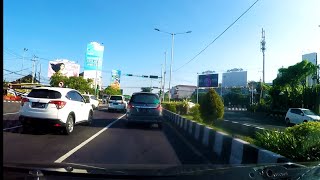 Berkendara di Jl.NGURAH RAI BALI ta SUNSET ROAD. Keliling pulau Bali