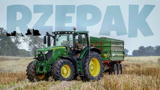 Czarne Złoto!! 🇵🇱 Żniwa Rzepaku 2O21 w GR Rolnik ☆ Nowy John Deere 1450 CWS & 6195R ☆ AGRO Wiesniak™