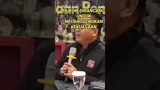 TERBONGKAR, TERNYATA HUKUM DIRANCANG UNTUK MELANGGENGKAN KEKUASAAN