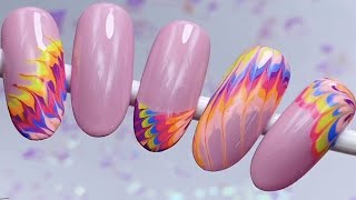 How to do NEON TIE DYE Gel Design!!! 🎨 | KMF Nails Design