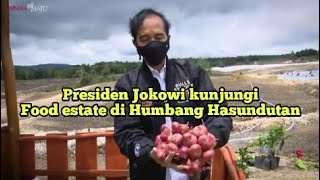 Kunjungan Jokowi ke food estate di Humbang Hasundutan