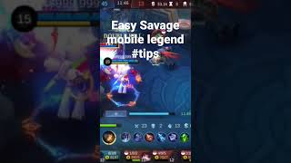 easy savage mobile legends tips #mobile_legends #kimmy #astrocat