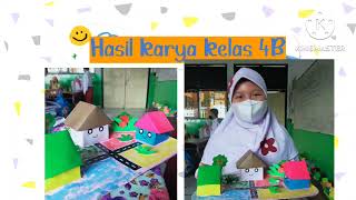 Seni Budaya Kelas 4 #kurikulummerdeka Membuat Miniatur Rumah dan mengenal tekstur