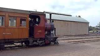 Coffee Pot Pulling out of Quorn Railway Station