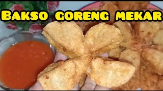 Resep Bakso Goreng Mekar, Renyah & gurih dengan saus sambal pedas manis maknyuss#bakso#baksogoreng