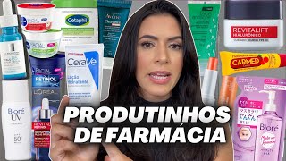 SKIN CARE DE FARMÁCIA: TOP 5 Produtos para Cuidados com a Pele - Bons e Baratos | Make com Lari