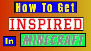 How To Get Inspiration In Minecraft / The Minecraft Cafe SMP / Minecraft Vanilla 1.14.4