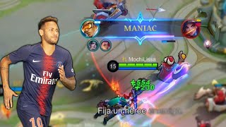 TREMENDA PARTIDA CON NEYMAR JR 😎⚽ | Mobile Legends