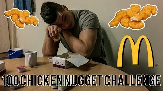 100 CHICKEN NUGGET CHALLENGE | PRAYING MANTAS