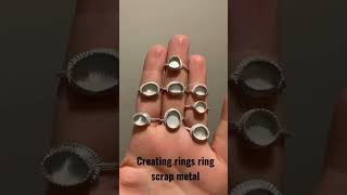 Watch me make some rings from scrap metal