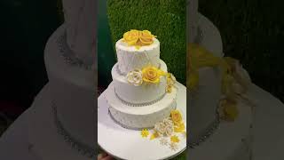 Amazing, three-step cake design #chocolatecake #decoration #ytshorts #cake #status #making #name￼