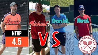 NTRP 4.5 Doubles Match Play - Neal & Daniel vs Michael & Jamie