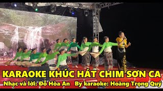 Karaoke  Khúc Hát Chim Sơn Ca - Phối mới cực hay - Hoàng Trọng Quý