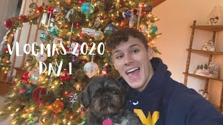 VLOGMAS 2020 DAY 1 |  Shopping with Quinn + Decorate My Room