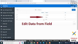 How to Add Link with Field to Edit Data in Oracle Apex | Mr Gactack