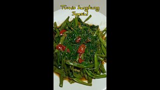 Tips Tumis Kangkung agar tetap hijau dan rasanya yang supeer enak@Rina Ruhiyani#shorts