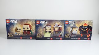 Lego - Brick Headz - Lord of the Rings Collection (Set 40630, 40631, 40632)