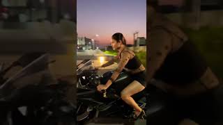 Special Edition Yamaha YZF R15 V3 ride Lady Biker Sanjana