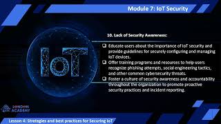 IoT Security Module 7 Lesson 4