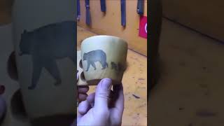 Woodturning - A Coffee Mug #shorts