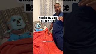 Mother Reacts to Her New Face After Surgery 🥹 Son Gives Her a New Face