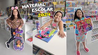 Meu MATERIAL ESCOLAR 2024 | Canal da MARINA