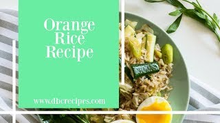 Orange Rice Its Different But Nice